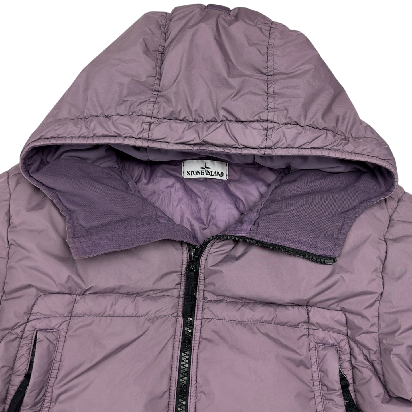 A/W 20 Stone Island Crinkle Reps NY Down Puffer Jacket - Mauve