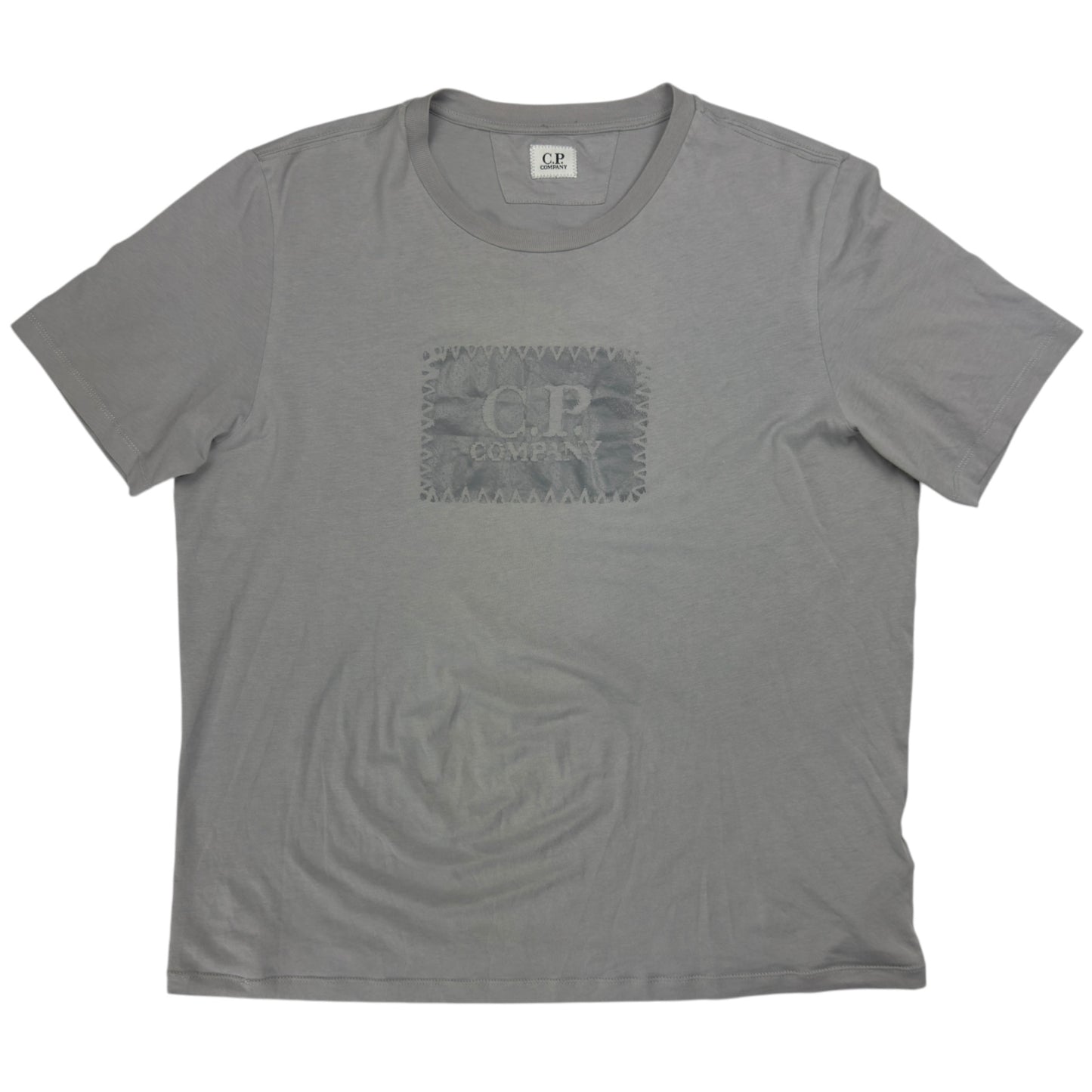 C.P. Company Big Stitch Logo T-Shirt - Grey