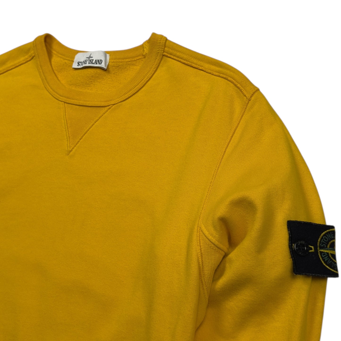 S/S 18 Stone Island Crewneck Sweater - Yellow