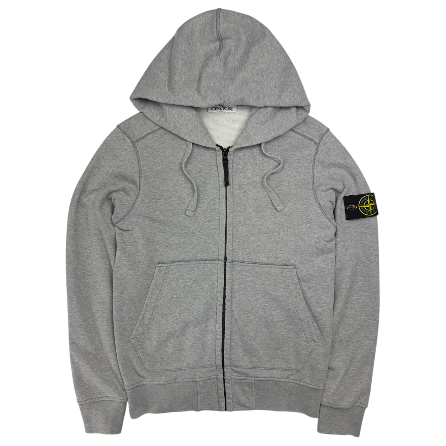 S/S 19 Stone Island Full Zip Hoodie - Grey