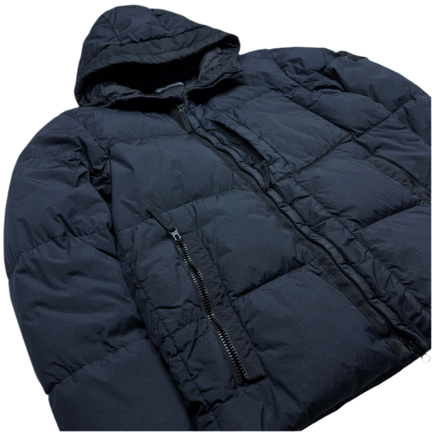 A/W 17 Stone Island Crinkle Reps NY Down Puffer Jacket - Navy