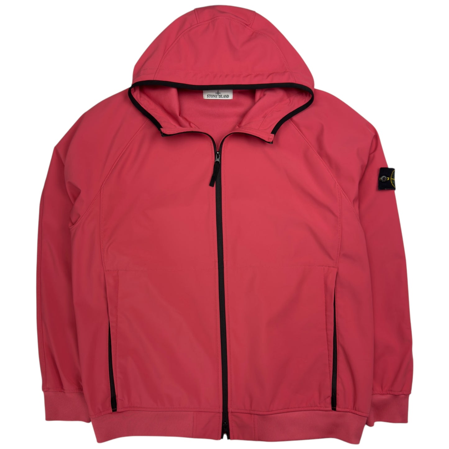 S/S 23 Stone Island Light Soft Shell-R Jacket with e-dye Technology - Pink