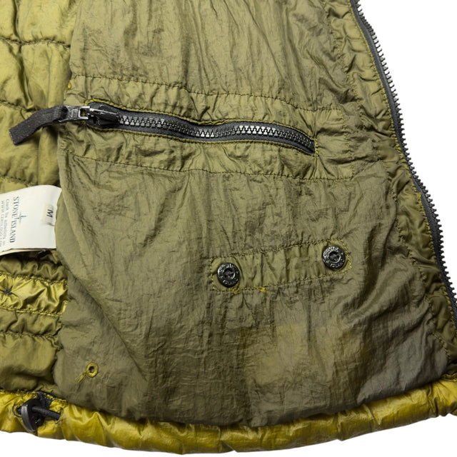 S/S 16 Stone Island Down_26 GR X SQM_N - Ultra Light Down Gilet - Green