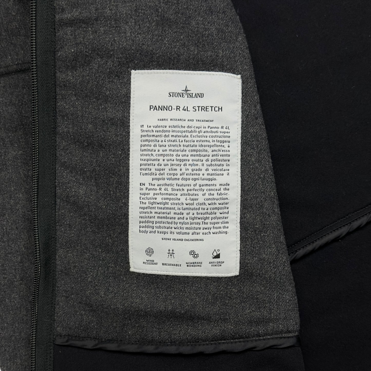 A/W 17 Stone Island Panno R 4L Stretch Jacket
