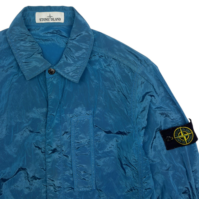 S/S 18 Stone Island Nylon Metal Overshirt - Blue