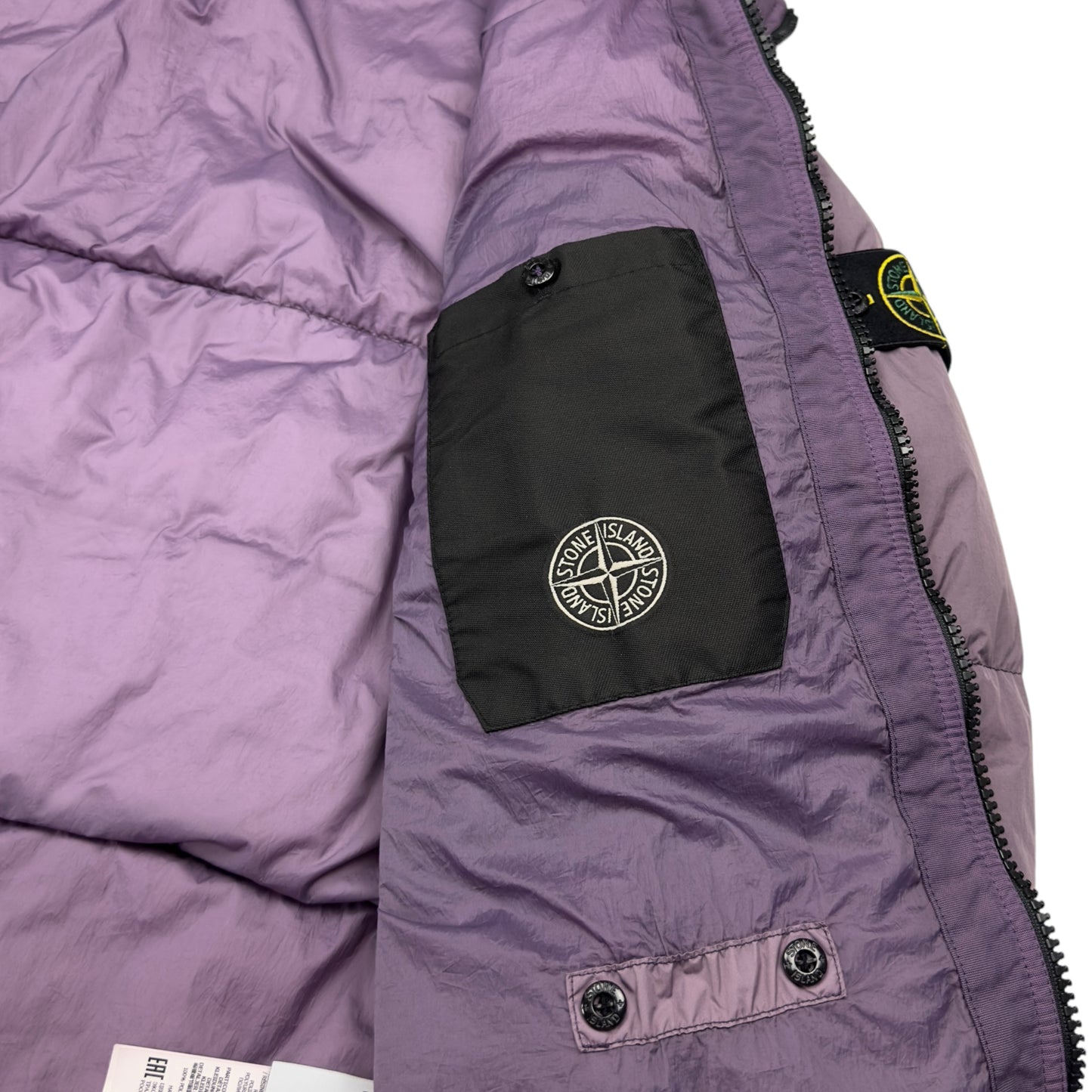 A/W 20 Stone Island Crinkle Reps NY Down Puffer Jacket - Mauve