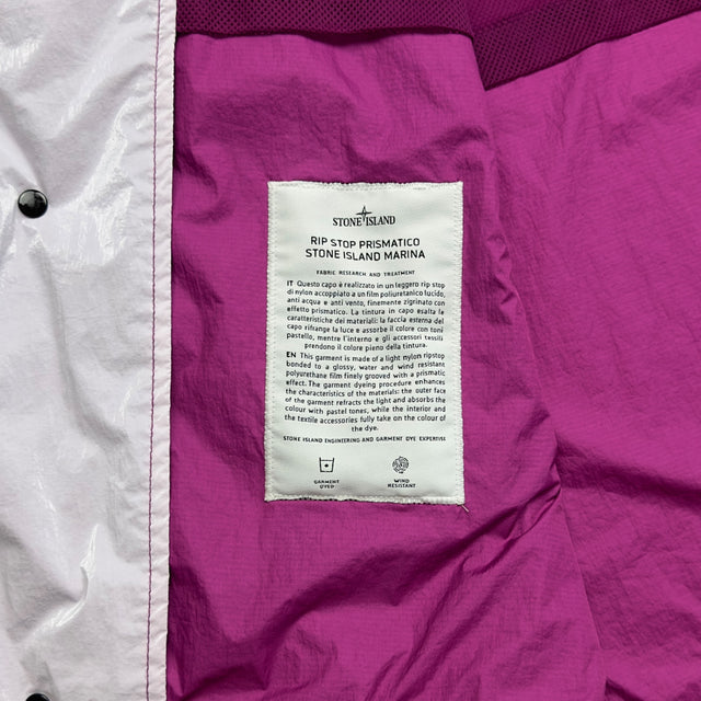 S/S 23 Stone Island Marina Rip Stop Prismatico Reflective Jacket
