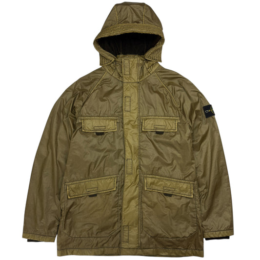 A/W 18 Stone Island Lamy Flock Field Jacket - Khaki