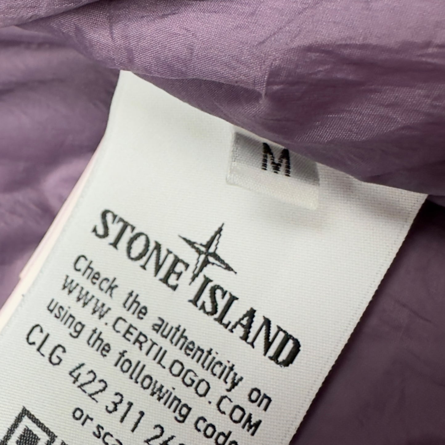 A/W 20 Stone Island Crinkle Reps NY Down Puffer Jacket - Mauve