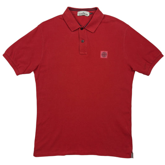 A/W 15 Stone Island Regular Fit Polo Shirt - Red