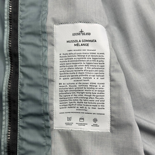 S/S 15 Stone Island Mussola Gommata Melange Jacket