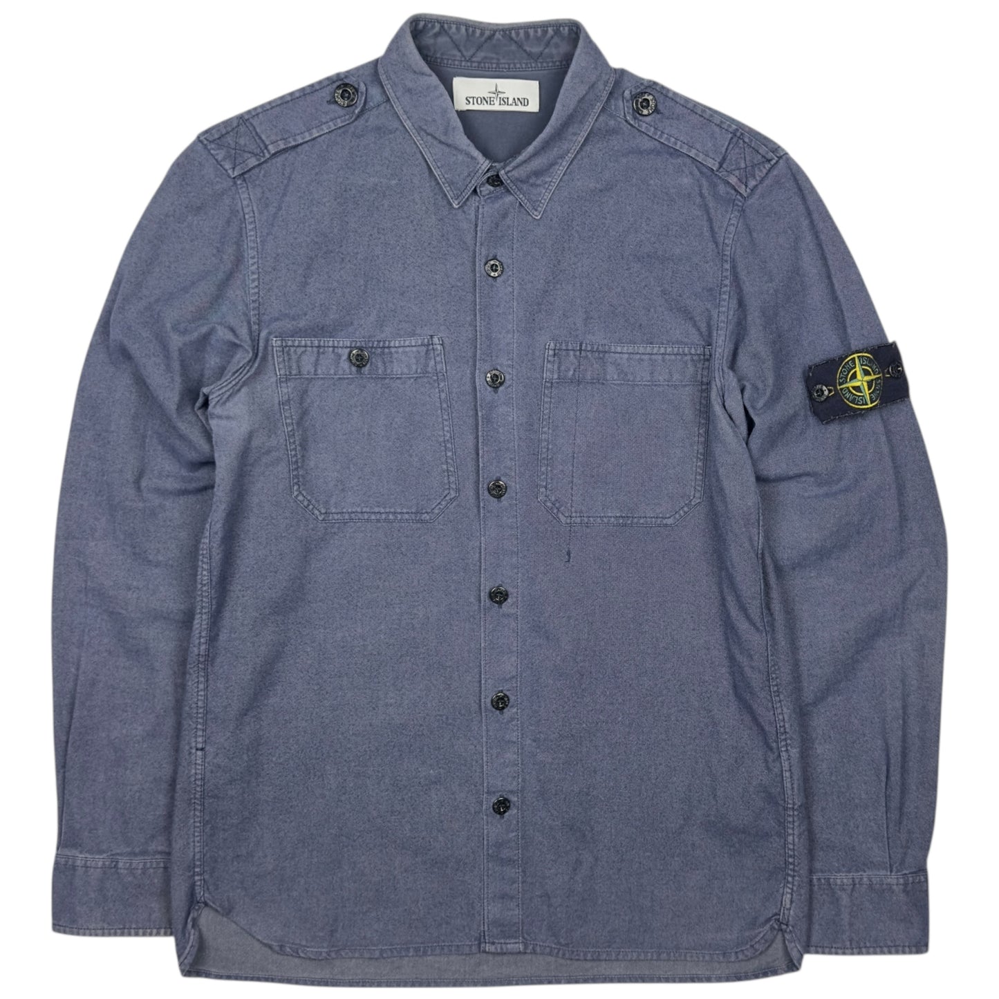 A/W 14 Stone Island Cotton Denim Overshirt