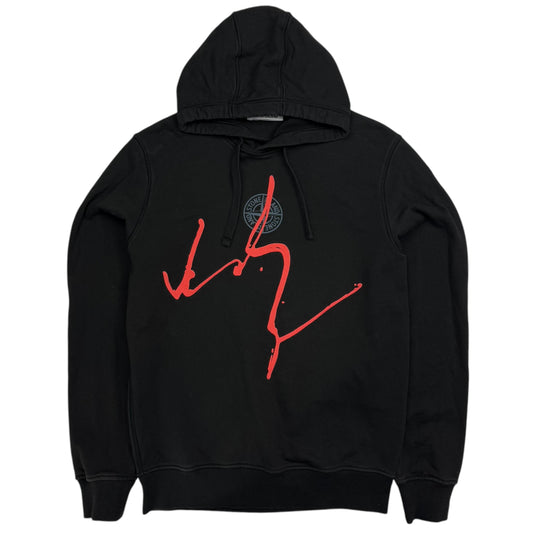 S/S 22 Stone Island "Ink Three" Embroidered Hoodie