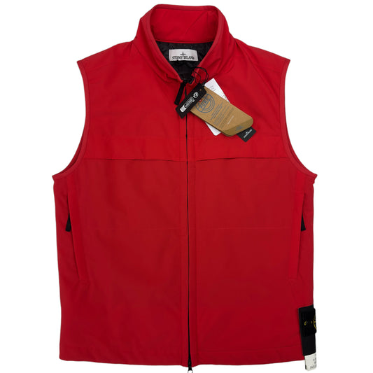 A/W 22 Stone Island e.Dye Soft Shell Gilet with Primaloft