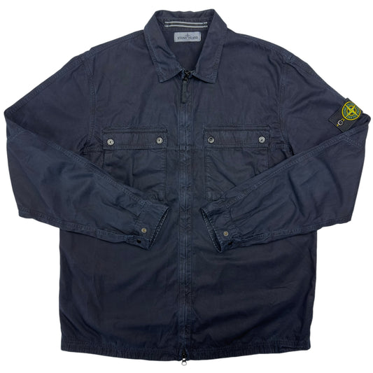 A/W 13 Stone Island Cotton Overshirt - Navy