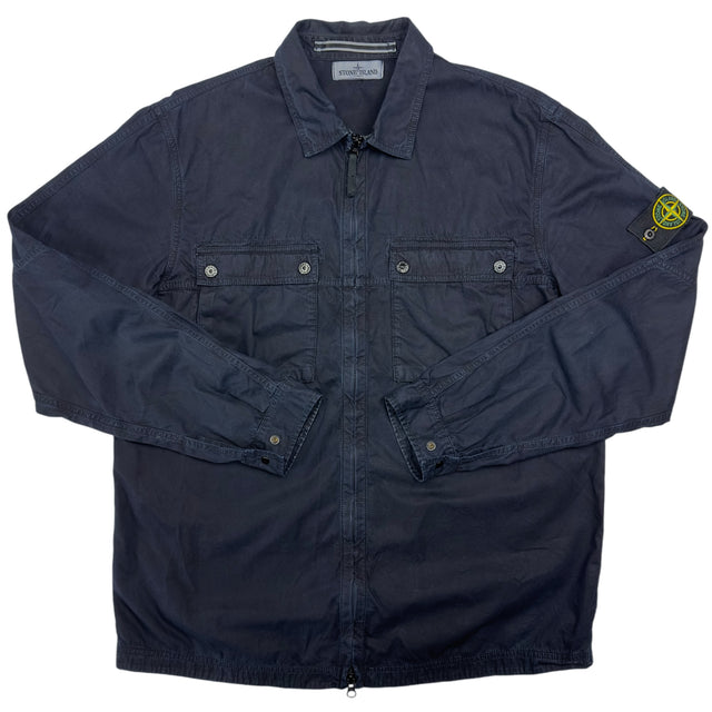 A/W 13 Stone Island Cotton Overshirt - Navy