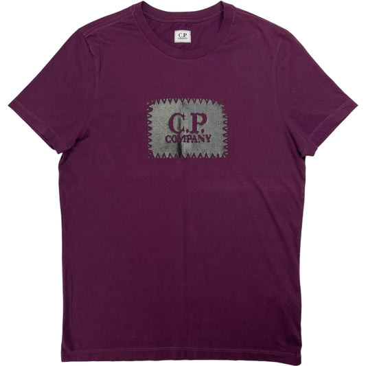 C.P. Company Big Stitch Logo T-Shirt - Purple