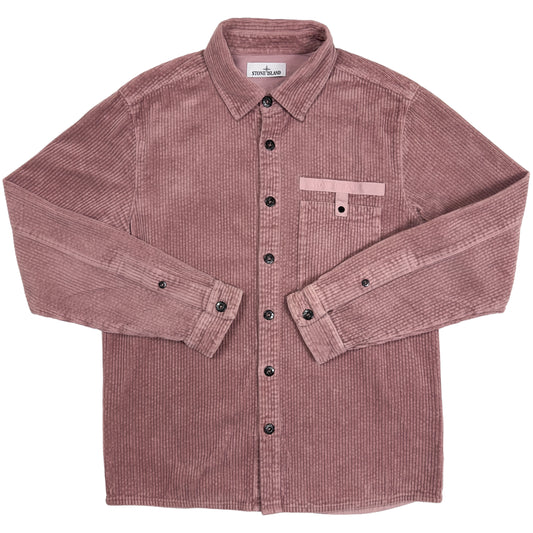 A/W 20 Stone Island Corduroy Overshirt - Dusty Pink
