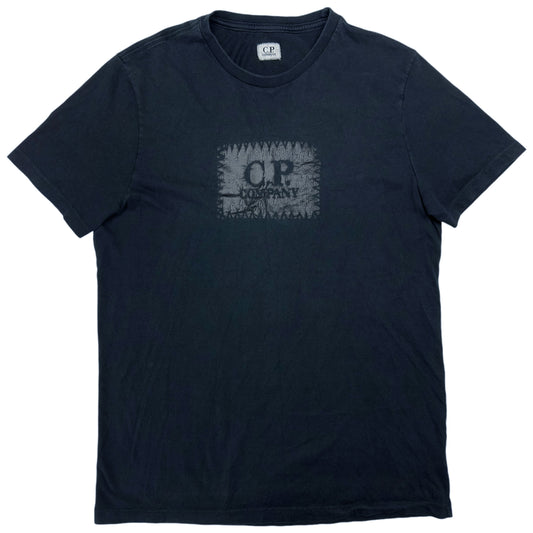 C.P. Company Big Stitch Logo T-Shirt - Navy