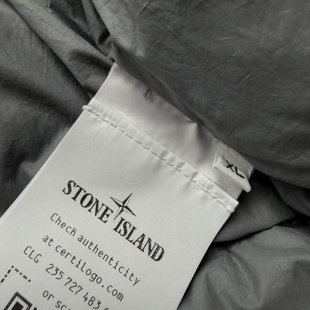 A/W 25 Stone Island Garment Dyed Crinkle Reps NY Hooded Down Parka - Cement Grey