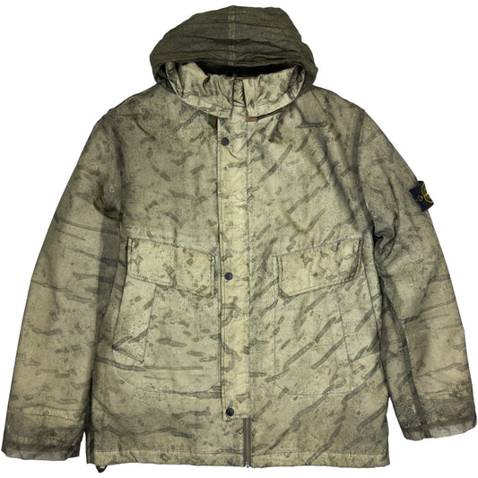 A/W 01 Stone Island Camo Monofilament Jacket with Wool Liner