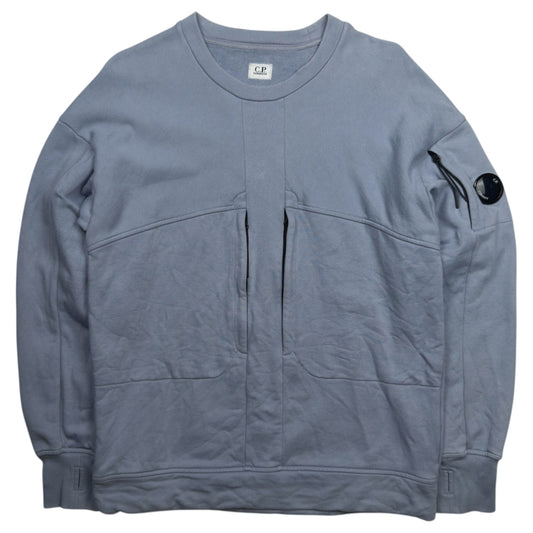 C.P. Company Utility Crewneck Sweater - Light Blue