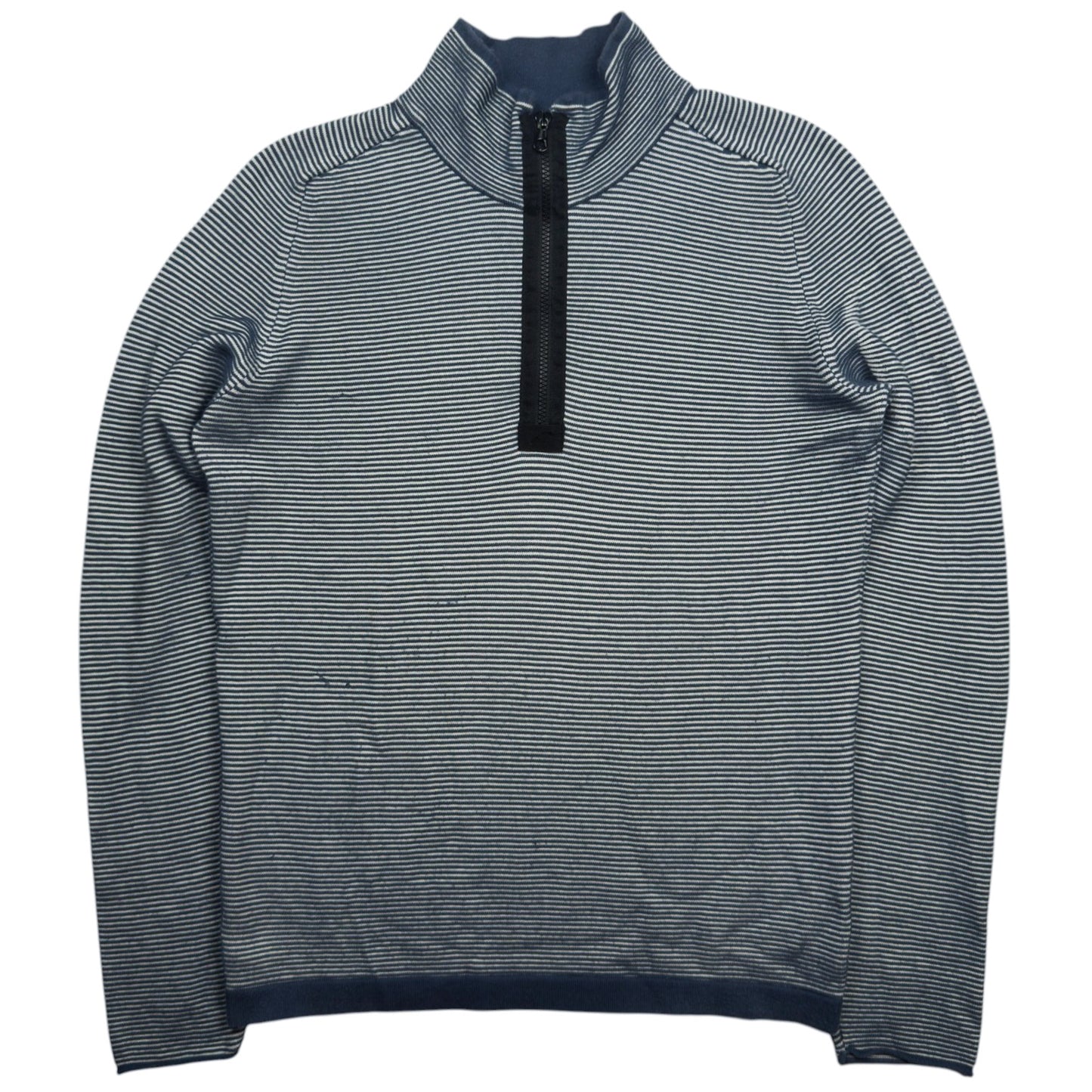 S/S 09 Stone Island Knitted Striped 1/4 Zip Sweater