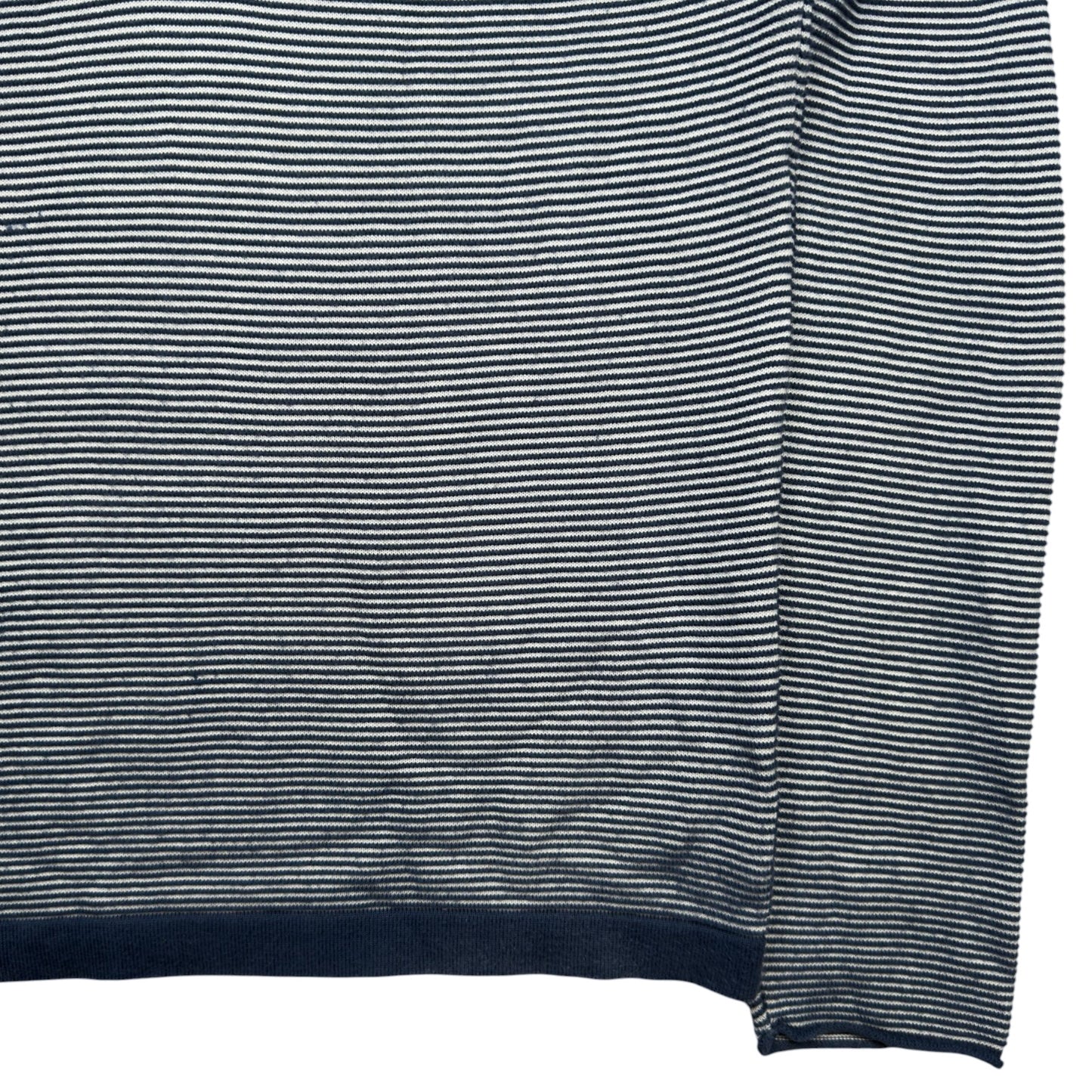 S/S 09 Stone Island Knitted Striped 1/4 Zip Sweater