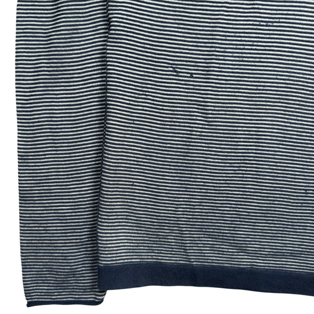 S/S 09 Stone Island Knitted Striped 1/4 Zip Sweater