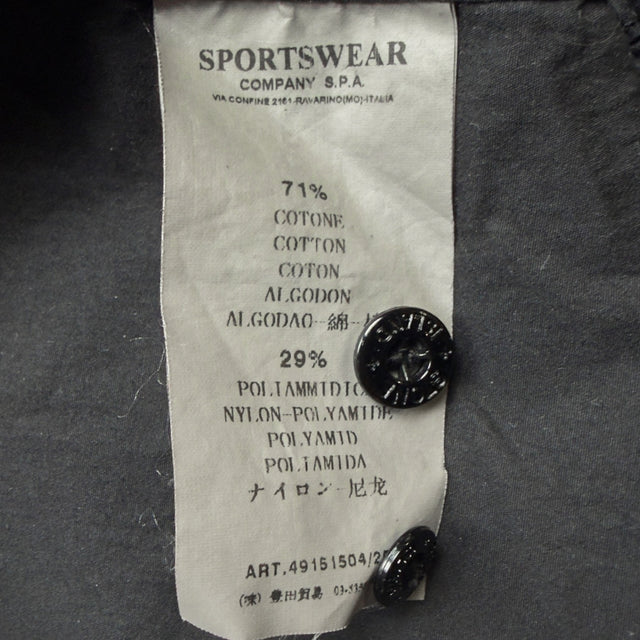 A/W 08 Stone Island Cotton Nylon Blend Overshirt - Black