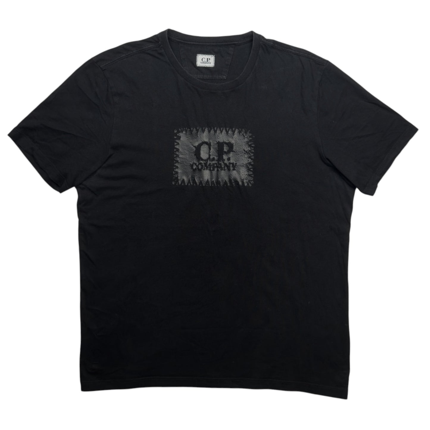 C.P. Company Big Stitch Logo T-Shirt - Black