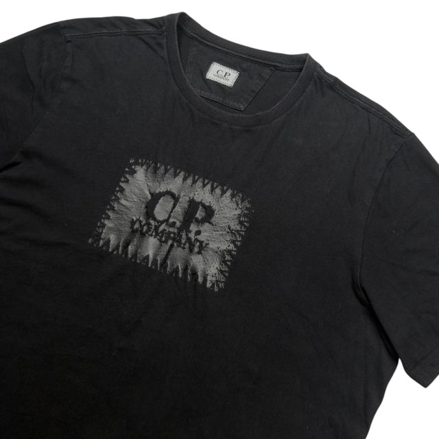 C.P. Company Big Stitch Logo T-Shirt - Black