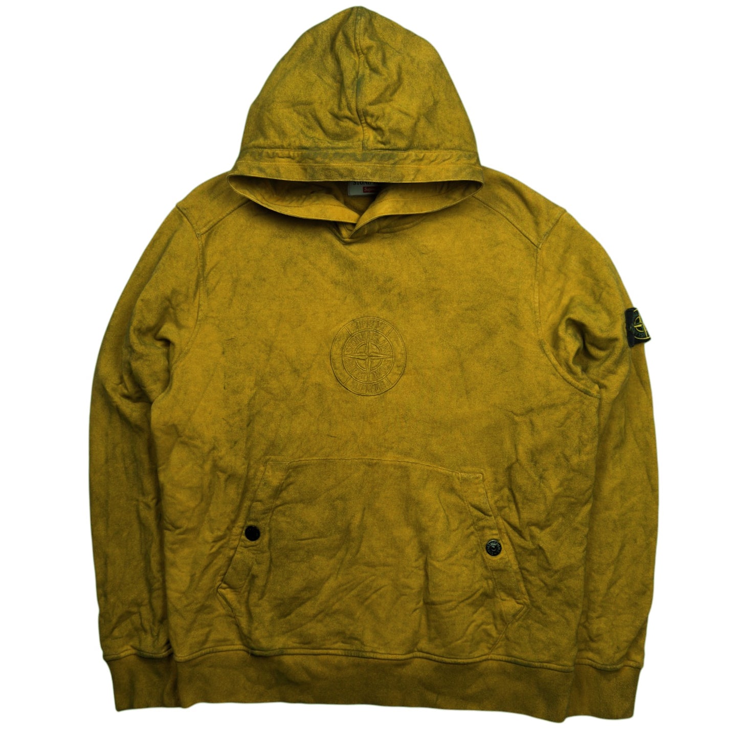 S/S 19 Stone Island X Supreme Dust Treatment Hoodie