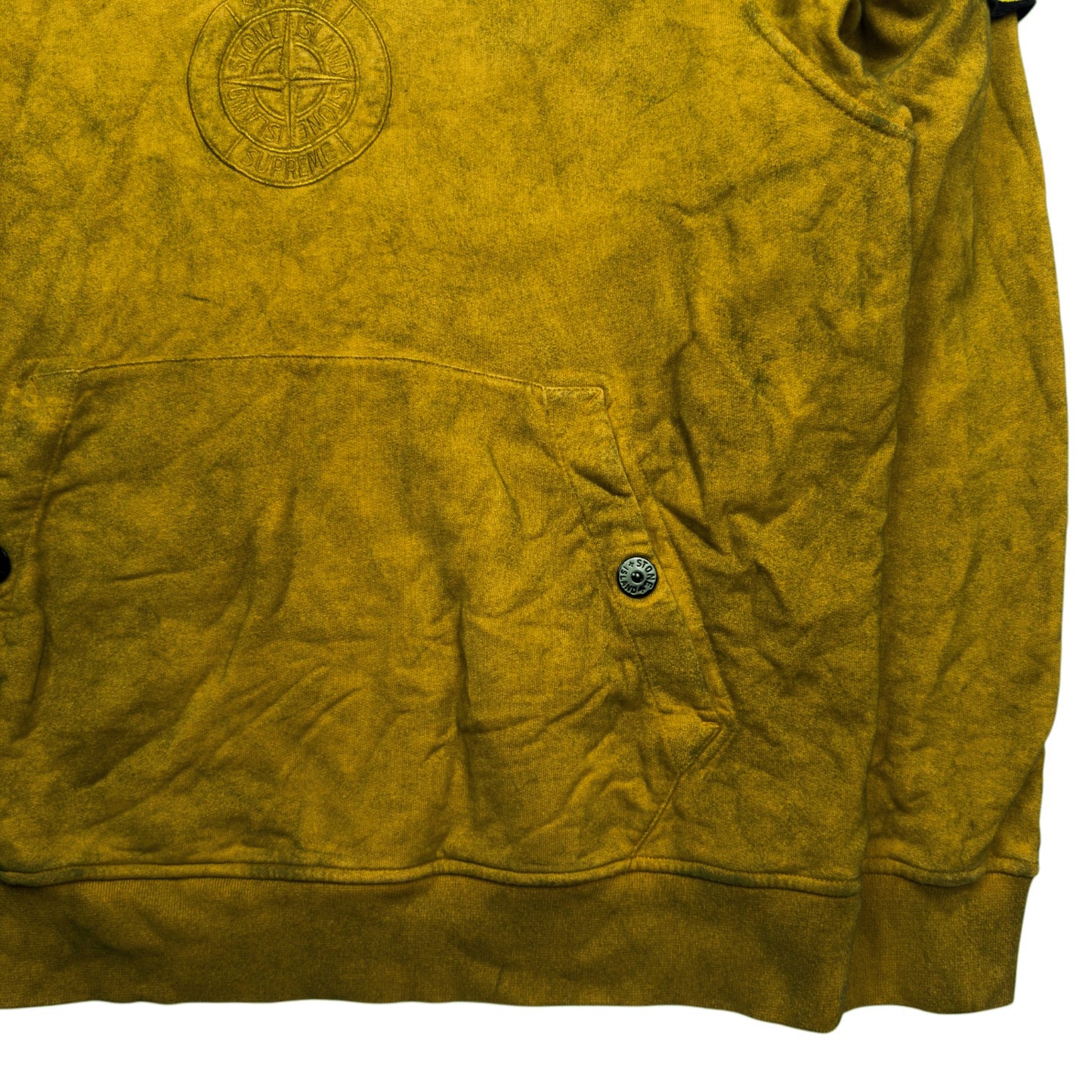 S/S 19 Stone Island X Supreme Dust Treatment Hoodie