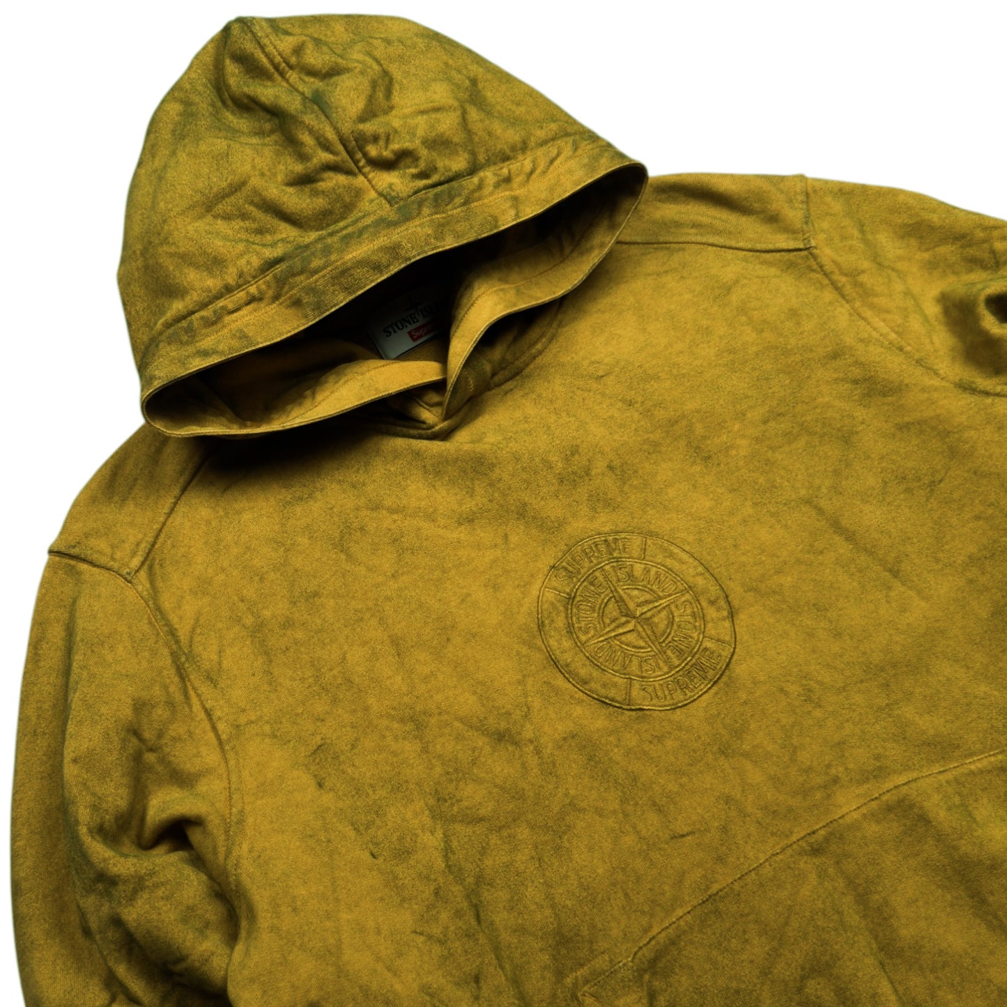 S/S 19 Stone Island X Supreme Dust Treatment Hoodie