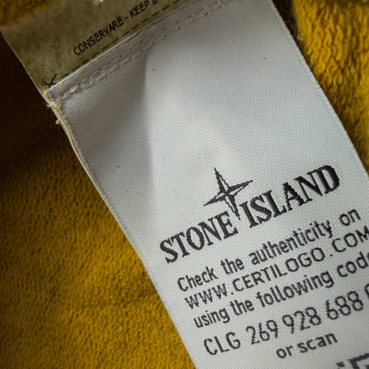 S/S 19 Stone Island X Supreme Dust Treatment Hoodie