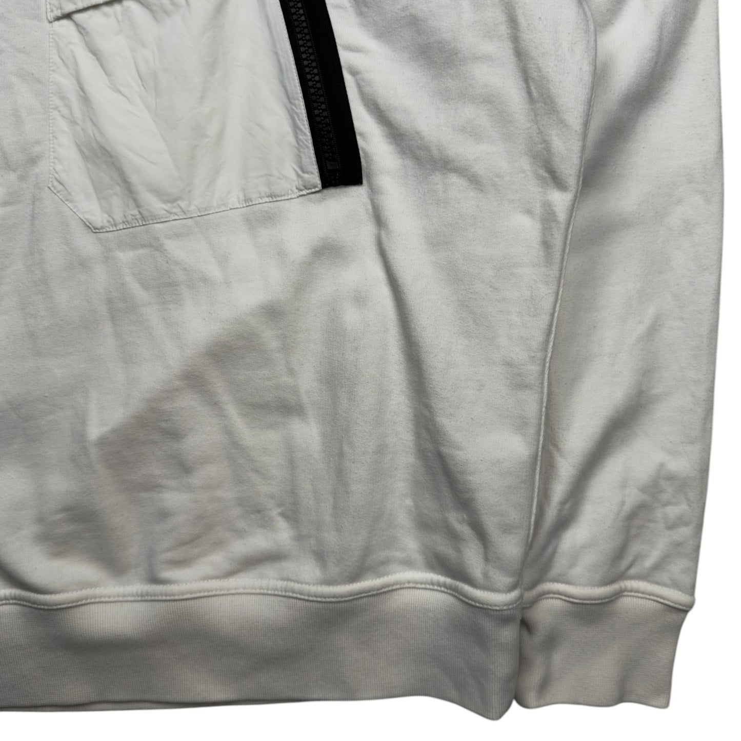 S/S 18 Stone Island Asymmetric Half Zip Hoodie