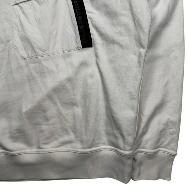 S/S 18 Stone Island Asymmetric Half Zip Hoodie