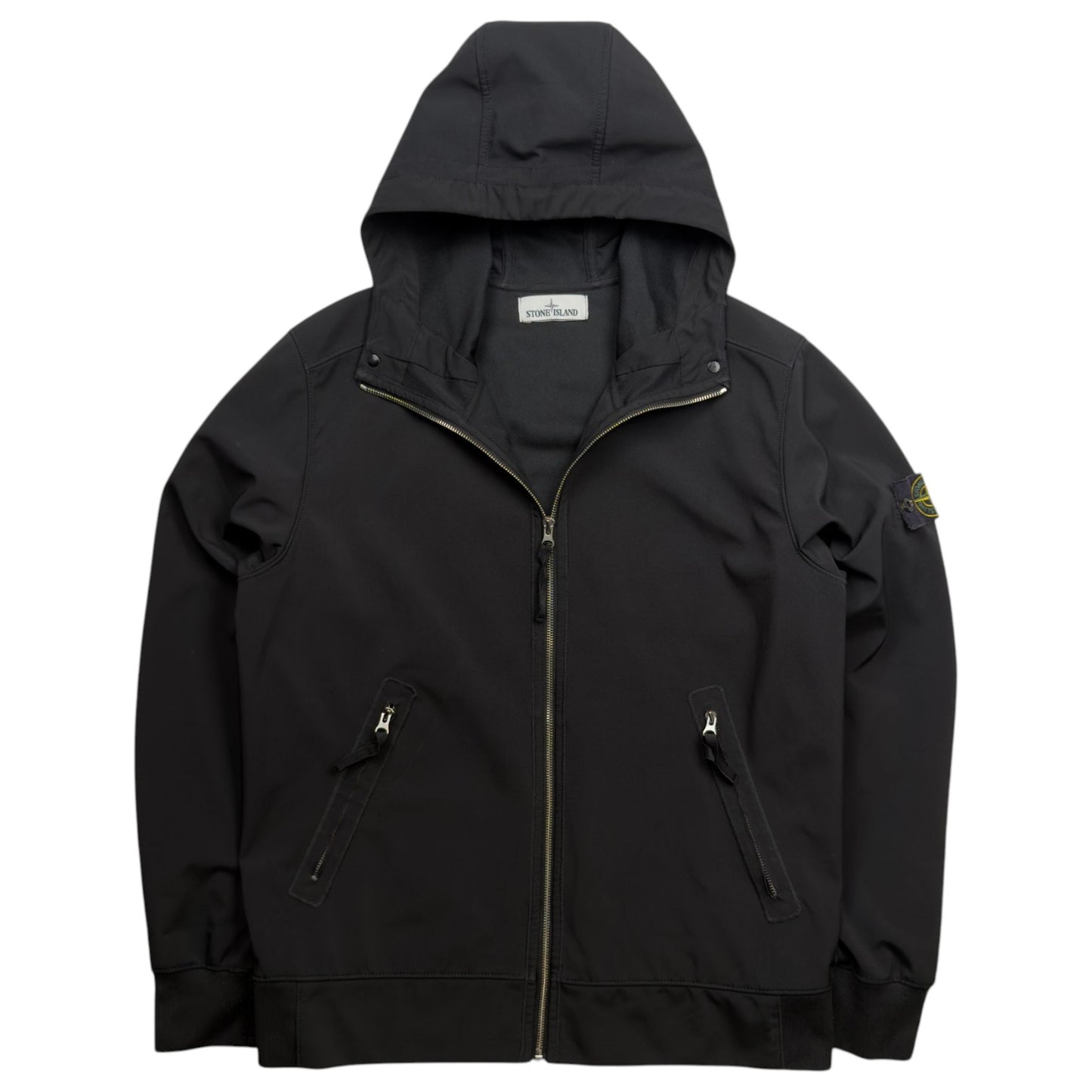 S/S 18 Stone Island Light Soft Shell R Jacket - Black