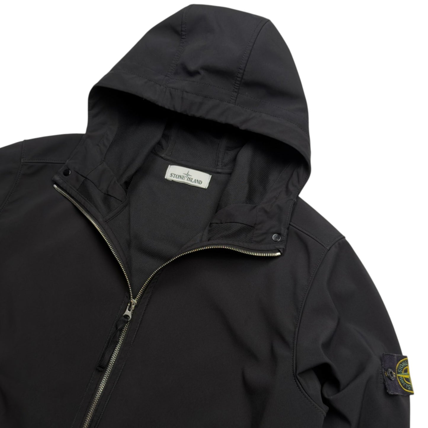 S/S 18 Stone Island Light Soft Shell R Jacket - Black