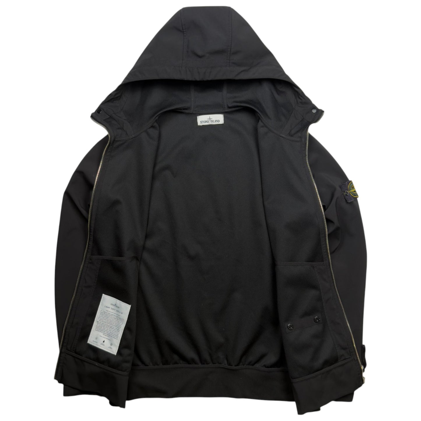 S/S 18 Stone Island Light Soft Shell R Jacket - Black