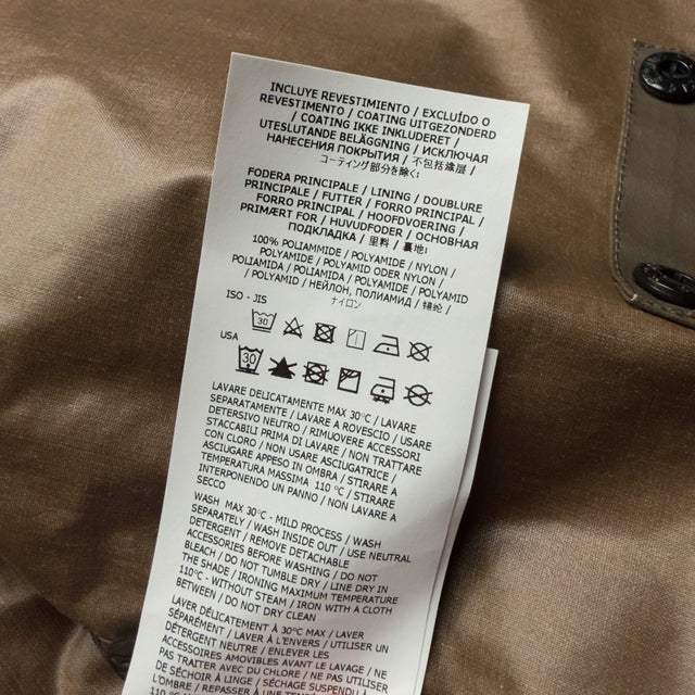 S/S 26 Stone Island Waxed Pigment Cotton Tela Field Jacket - Umber Brown