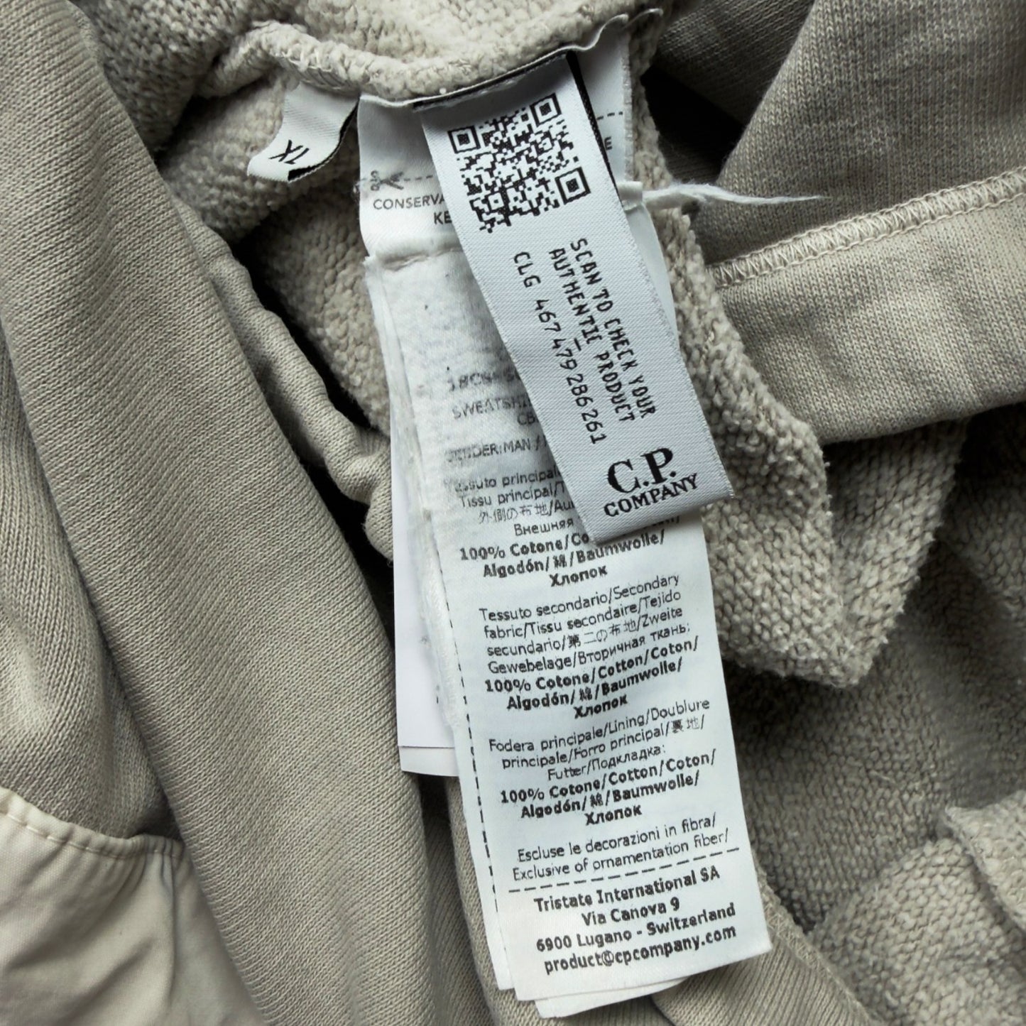 C.P. Company x Palace Goggle Quarter Zip Hoodie