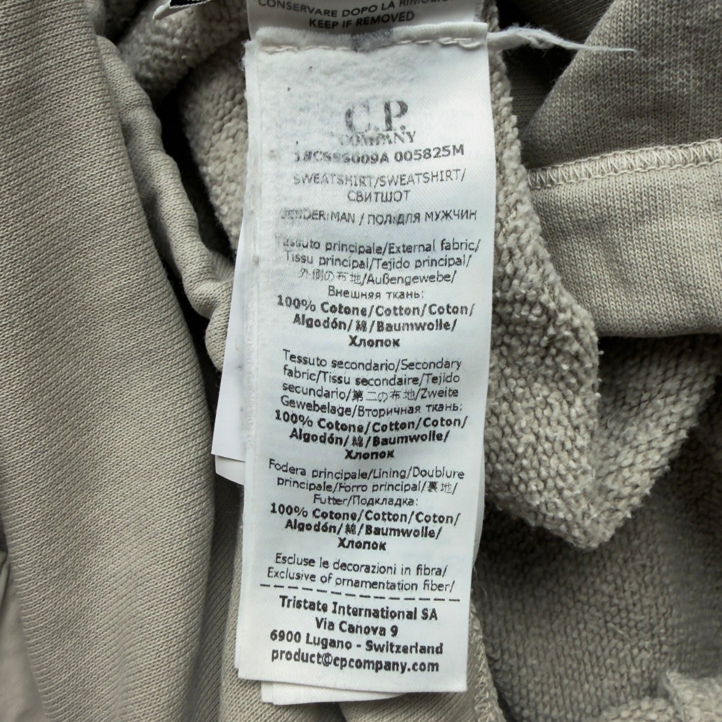 C.P. Company x Palace Goggle Quarter Zip Hoodie
