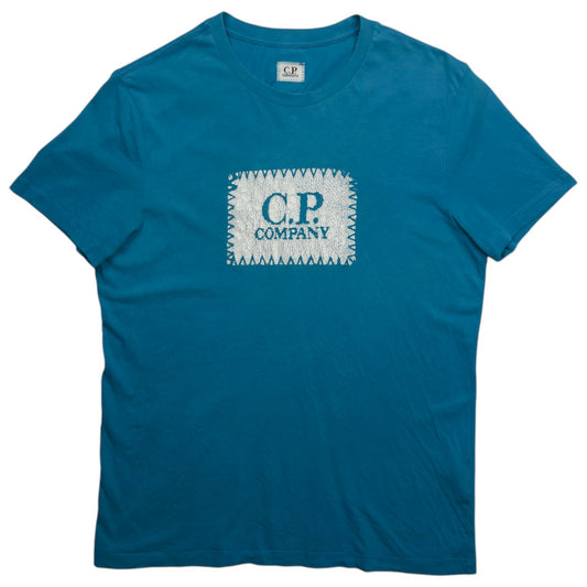 C.P. Company Big Stitch Logo T-Shirt - Blue