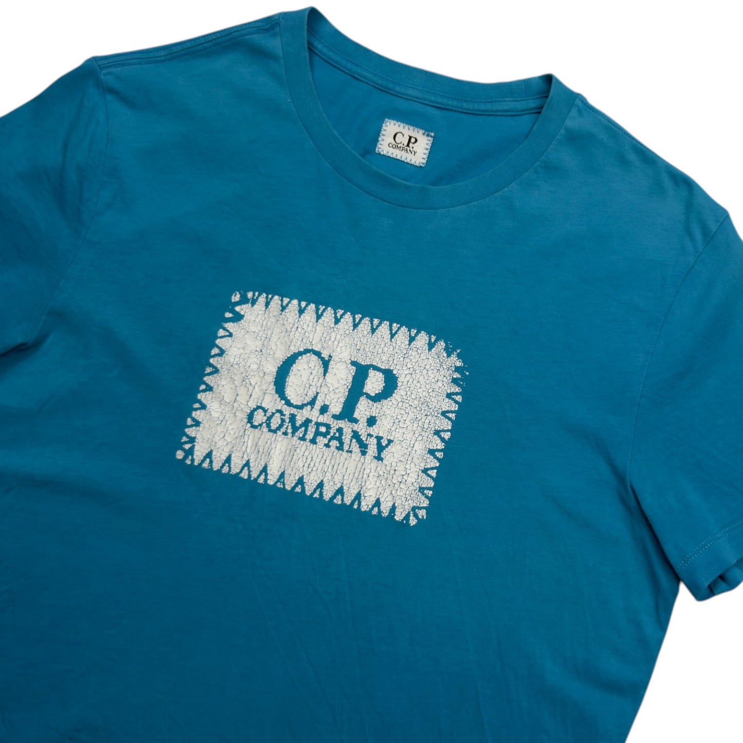 C.P. Company Big Stitch Logo T-Shirt - Blue