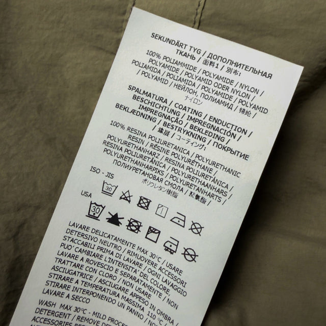 S/S 26 Stone Island Nylon Smerigliato-TC Stand Collar Jacket - Military Green
