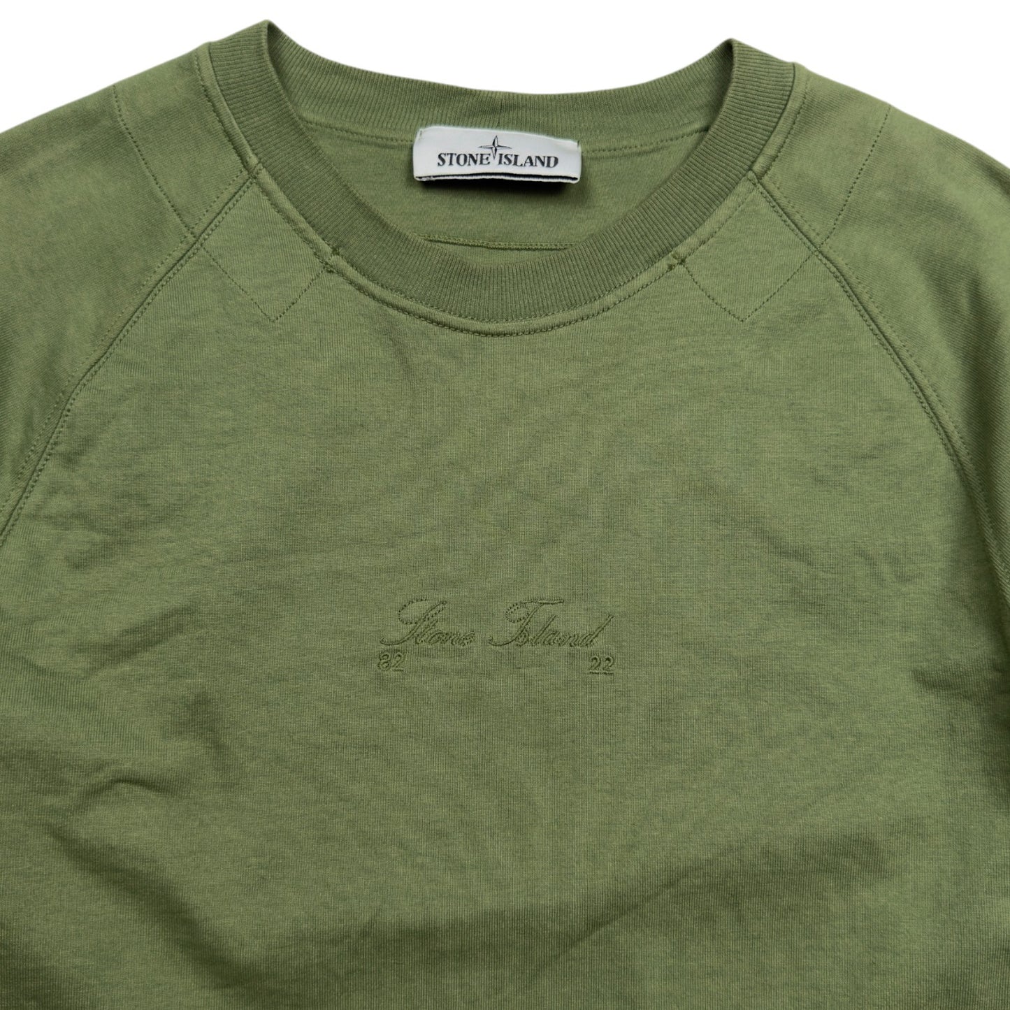 S/S 22 Stone Island 40th Anniversary 82/22 Crewneck Sweater - Green