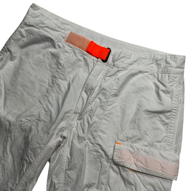 S/S 16 Stone Island Marina Reflective Spellout Bermuda Shorts