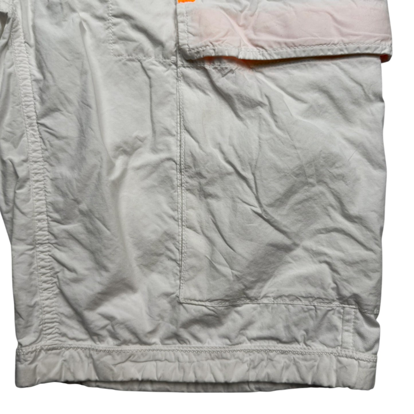 S/S 16 Stone Island Marina Reflective Spellout Bermuda Shorts